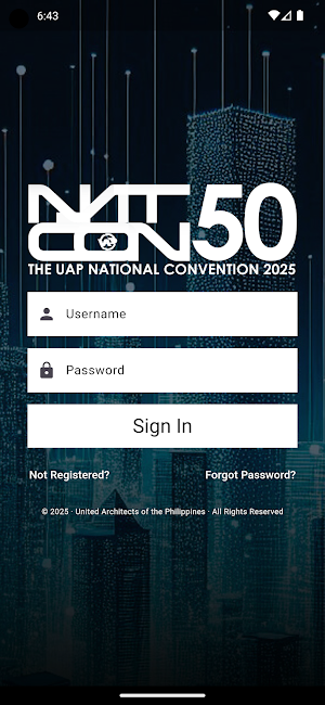 NATCON 50 Screenshot 1