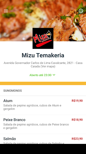 Mizu Temakeria Screenshot 0