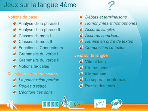 FRANÇAIS Étude de la langue 4e Screenshot 0