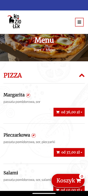 Pizzeria Koziołek Screenshot 0