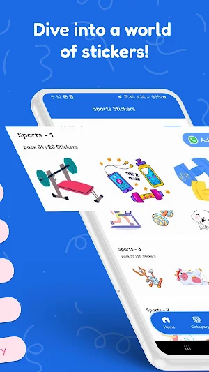 Sports Stickers Screenshot 1