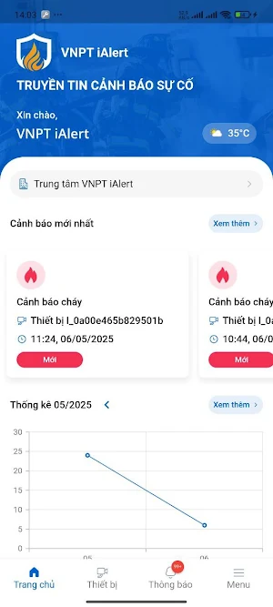 VNPT iAlert Screenshot 1