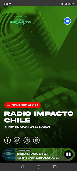 Radio Impacto Chile Screenshot 1