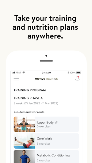 Motive Training Screenshot 1