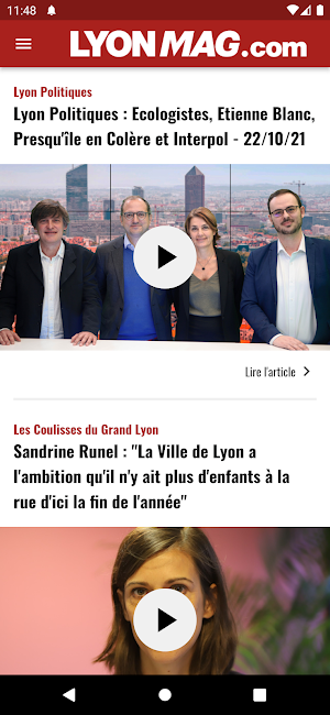 Lyonmag news from Lyon France Screenshot 3