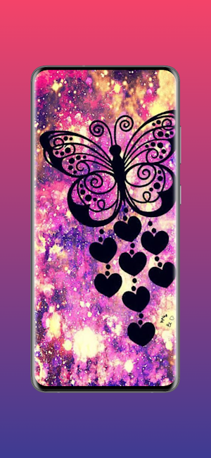 Glitter Girly Wallpaper Screenshot 0