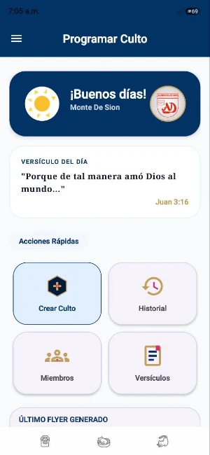 Programar Culto Screenshot 0