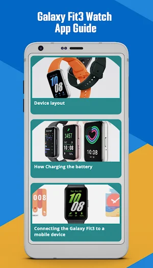 Galaxy Fit3 Watch App Guide Screenshot 1