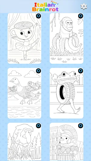 Italian Brainrot Coloring Game Screenshot 0