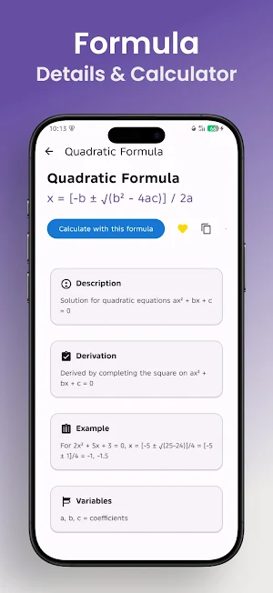 MathFormulaX:Offline Math&Calc Screenshot 3