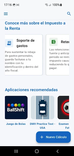 Calculadora Tributaria Ecuador Screenshot 1