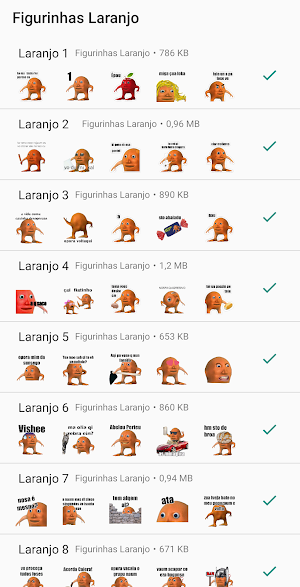 Figurinhas Laranjo - WASticker Screenshot 0
