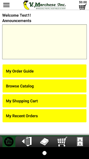 V. Marchese Checkout Screenshot 0