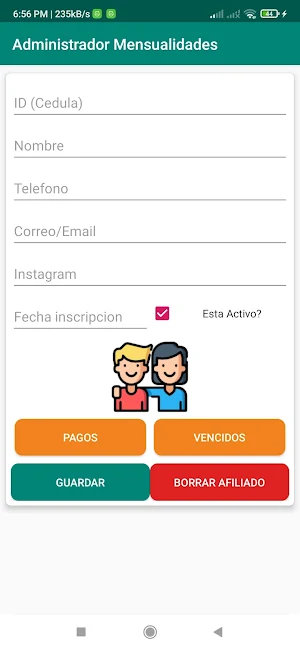 Control Mensualidades (Cobros) Screenshot 1