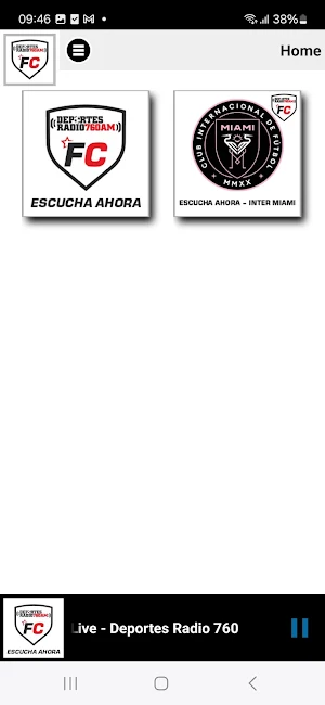 Deportes Radio FC Screenshot 1