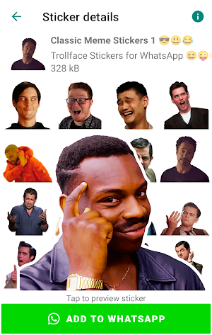 Memes Stickers for WhatsApp Screenshot 2
