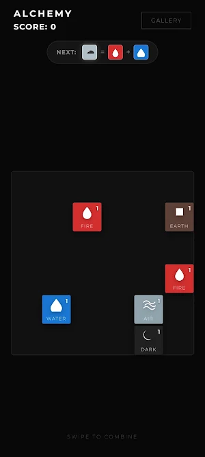 2048 Element Merge Game Screenshot 0