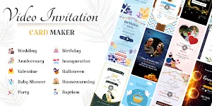 Video Invitation Card Maker Screenshot 0