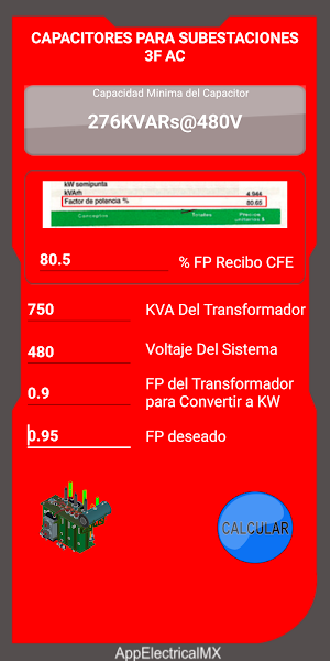 Calculo de capacitores PRO Screenshot 1