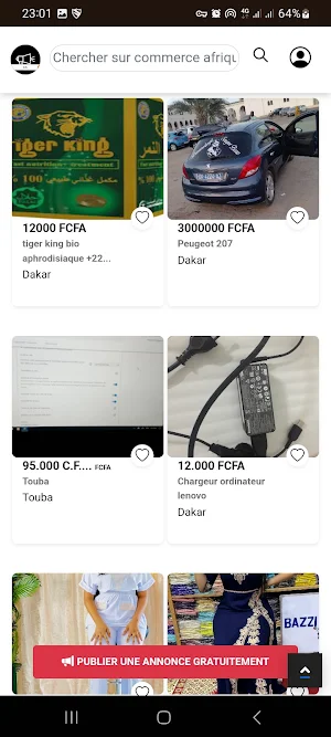 Commerce Afrique Screenshot 1