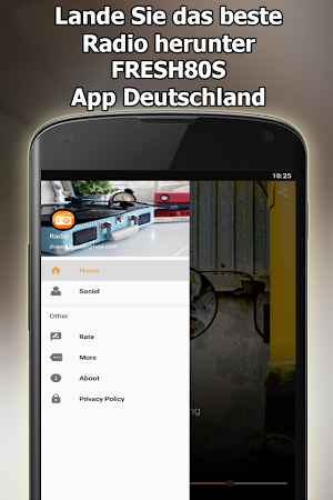 Radio FRESH80S Online Kostenlos Deutschland Screenshot 2