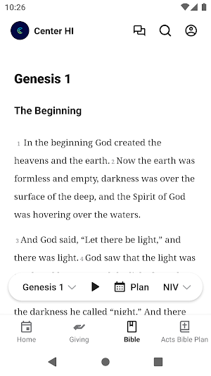 Center Church Screenshot 1