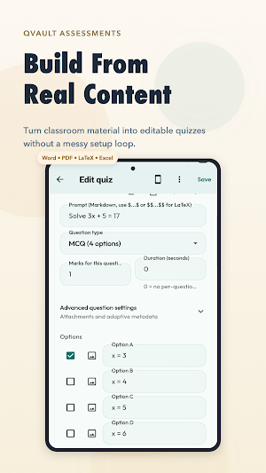 QVault-Assessments Screenshot 2