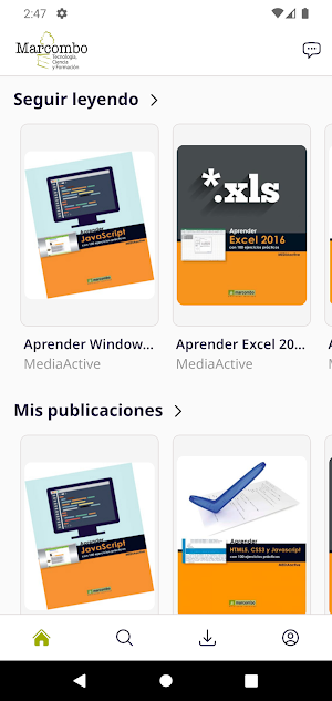 Marcombo Sentir Screenshot 0