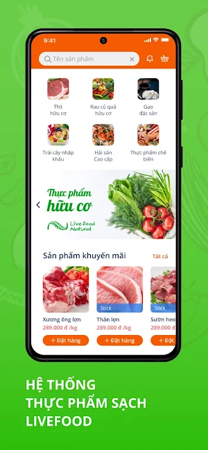 Livefoods Screenshot 0