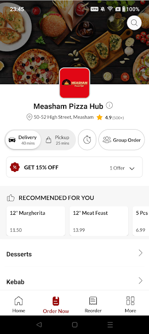 Measham Pizza Hub Screenshot 1