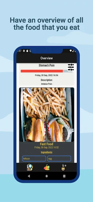 Food Intolerance Symptom Diary Screenshot 3