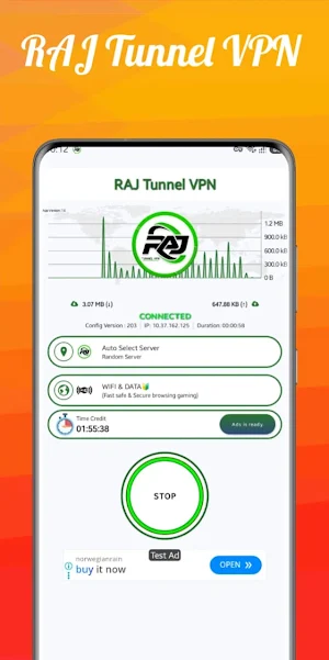 RAJ Tunnel VPN Screenshot 2