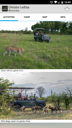 Wilderness Safaris Manual Screenshot 2