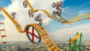 Tricky Bike Stunt Racing 2020 : New Bike Games Screenshot 1