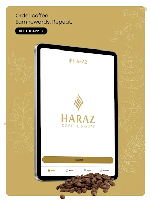 Haraz Coffee House App Screenshot 2