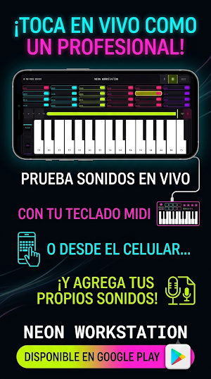 Neon Workstation MIDI Sampler Screenshot 0