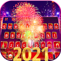 Happy New Year 2021 Keyboard Background