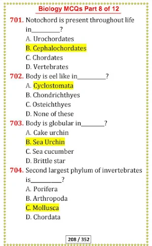 Biology MCQs | Bio MCQs (offline) Biology notes Screenshot 3