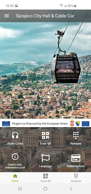 Sarajevo City Hall & Cable Car Screenshot 1