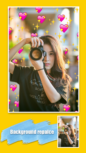 Emoji background changer - emoji photo editor Screenshot 1