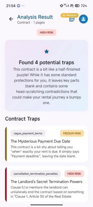Fine-Print Decoder: AI Scanner Screenshot 0