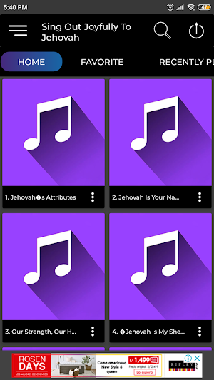 sing out joyfully to jehovah Screenshot 1