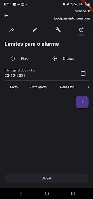 SensorSystem App Screenshot 2