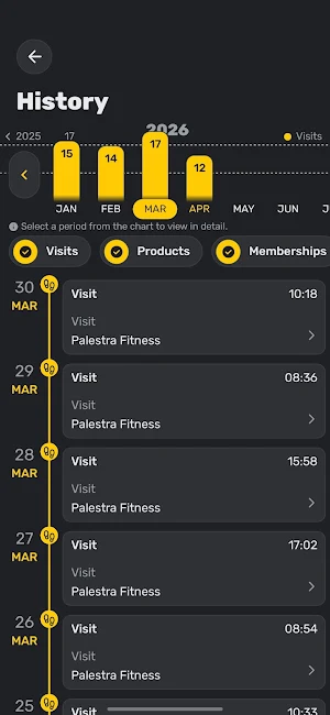 Palestra Fitness Screenshot 3