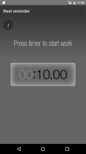 Rest reminder Screenshot 0
