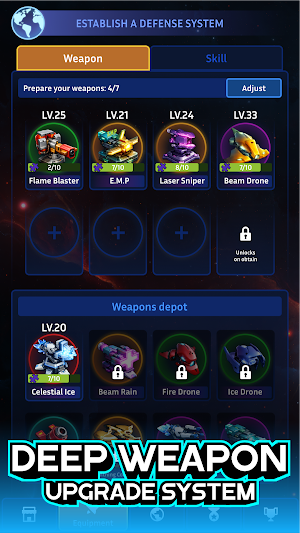 Space Hole: Idle Tower Defense Screenshot 1