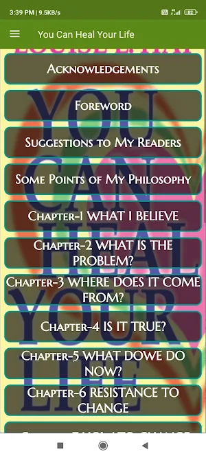 You Can Heal Your Life Book Screenshot 2