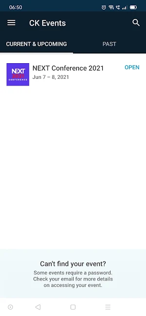 CK Events Screenshot 0