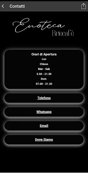 APP Briocafè Enoteca Screenshot 0
