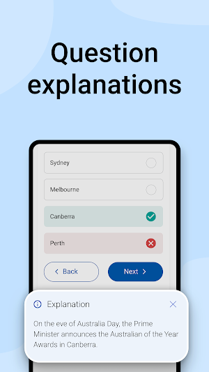 Australian Citizenship Test Screenshot 3